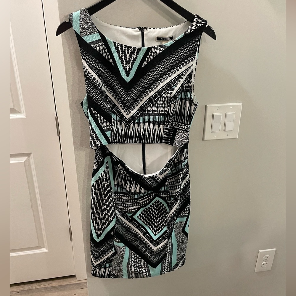 Nikibiki cut out bodycon dress.
